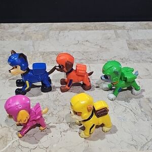 Paw‎ Patrol Air Rescue Pups Action Pack Lot of 5 Figure Kid Toy